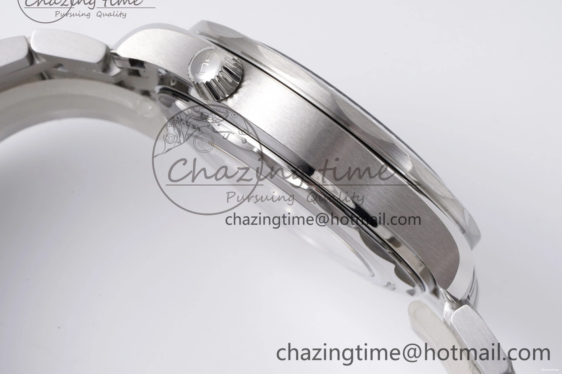 0310 Affordable Seamaster Diver 300M ZF 1:1 Best Edition Blue Ceramic Gray Dial on SS Bracelet A 7734